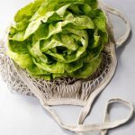 Reusable Produce Bag with head of lettuce.