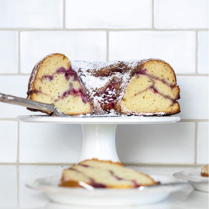 Strawberry Jam Cake Recipe · Nourish and Nestle