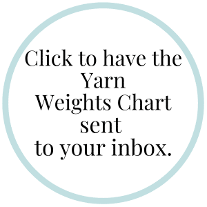 Yarn Weights Chart
