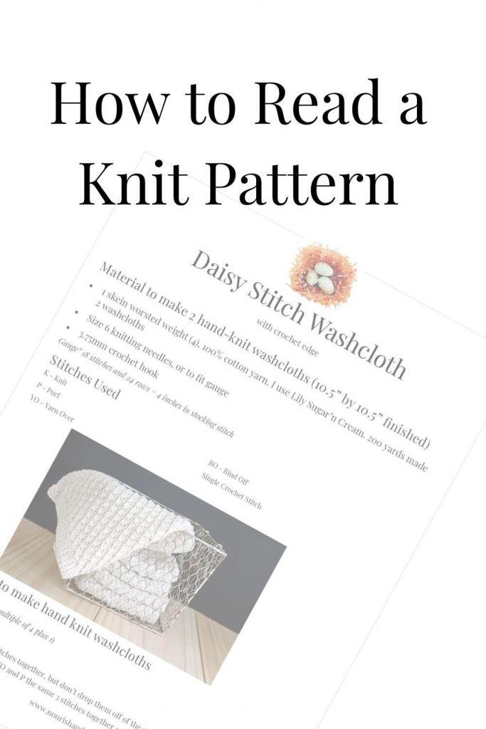 Overhead of knit pattern.
