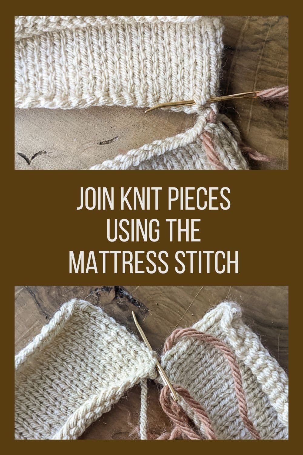 Mattress Stitch How to seam your knitting · Nourish and Nestle