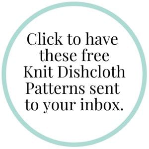 Knitted Dishcloth Patterns - Free · Nourish and Nestle