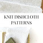 Two different knit dishcloth patterns available on this post.