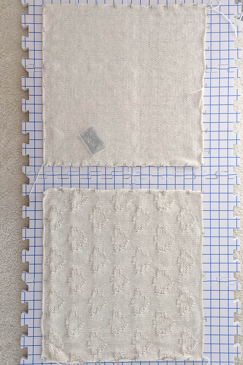 How to Block Knitting Projects · Nourish and Nestle