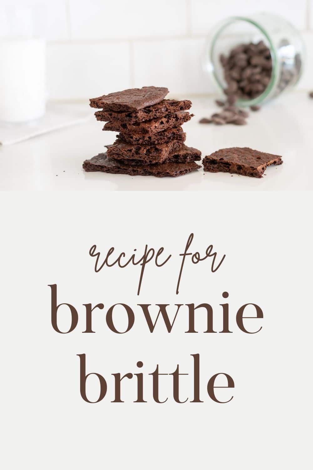 Brownie Brittle Recipe Quick and Easy · Nourish and Nestle