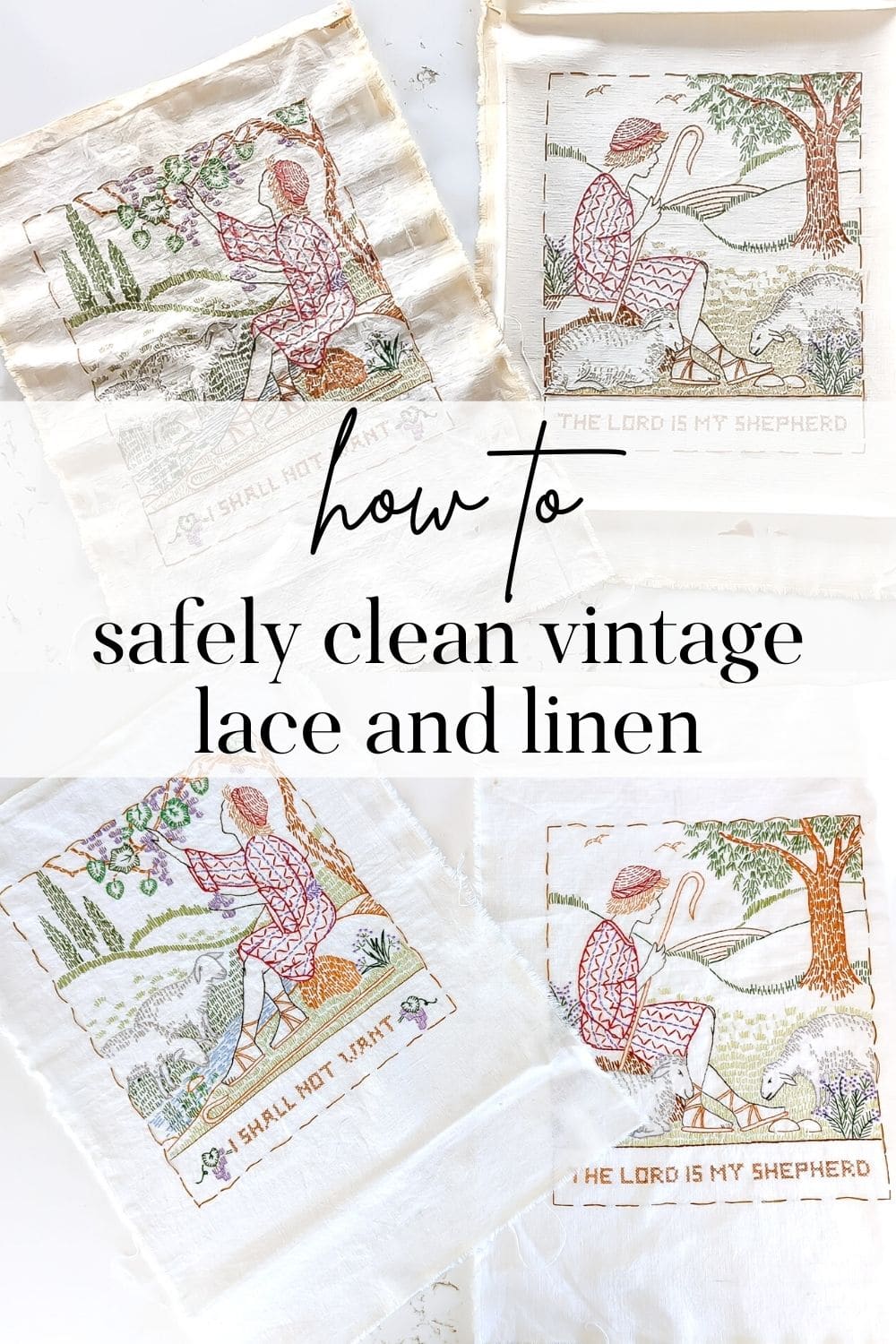 How to Clean Vintage Linens, Lace & Embroidery · Nourish and Nestle