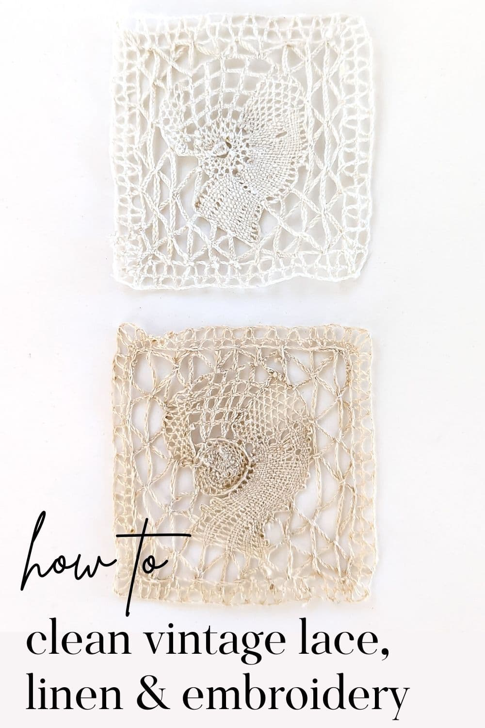 How to Clean Vintage Linens, Lace & Embroidery · Nourish and Nestle