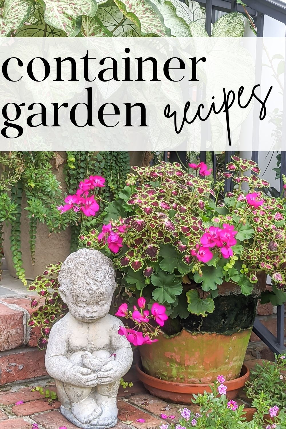 Container Garden Inspiration and Recipes #4 · Nourish and Nestle