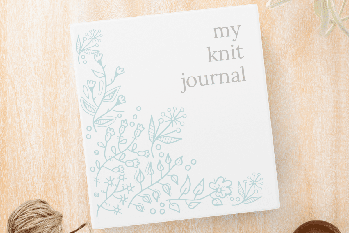 Knitting Journal and Organizer – Printable