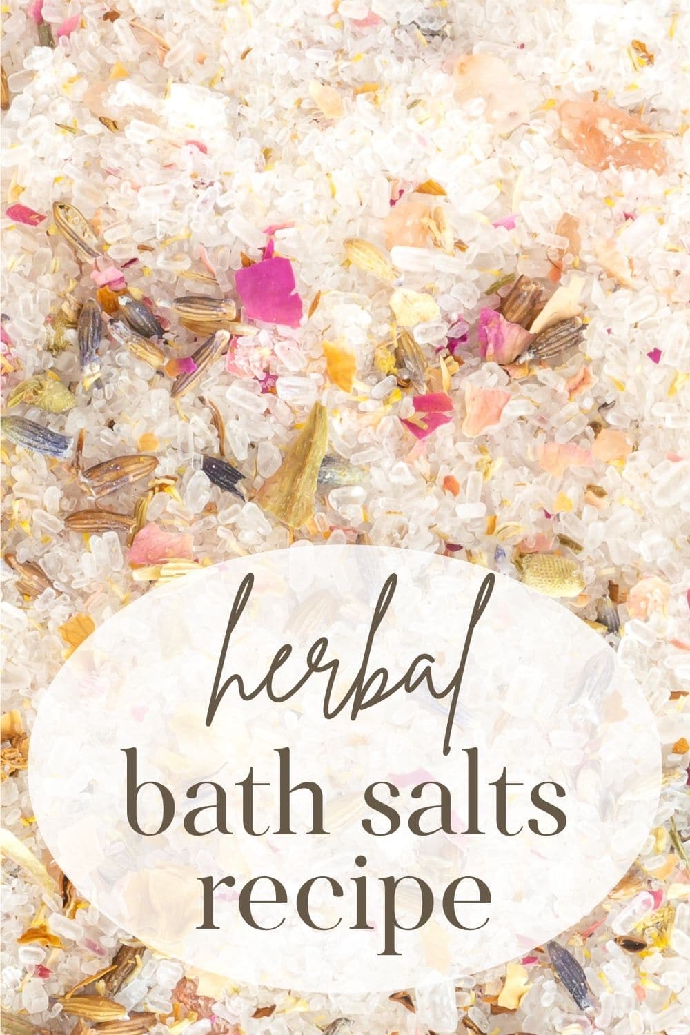 Herbal Bath Salts Recipe · Nourish and Nestle