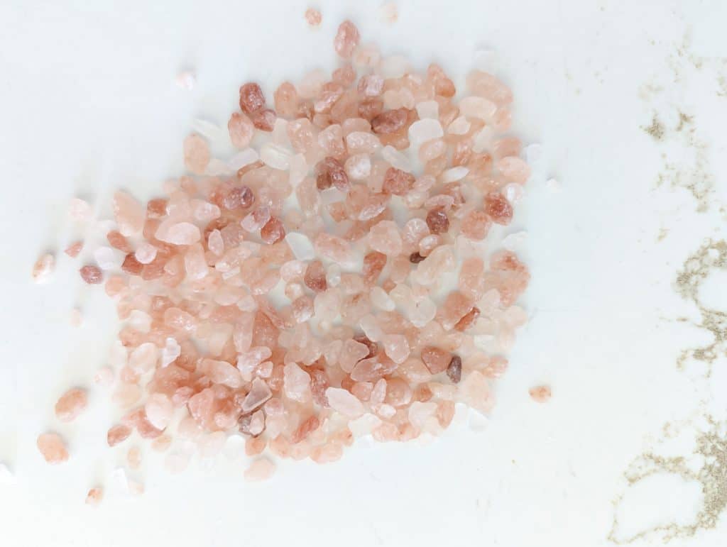 Pink sea salt