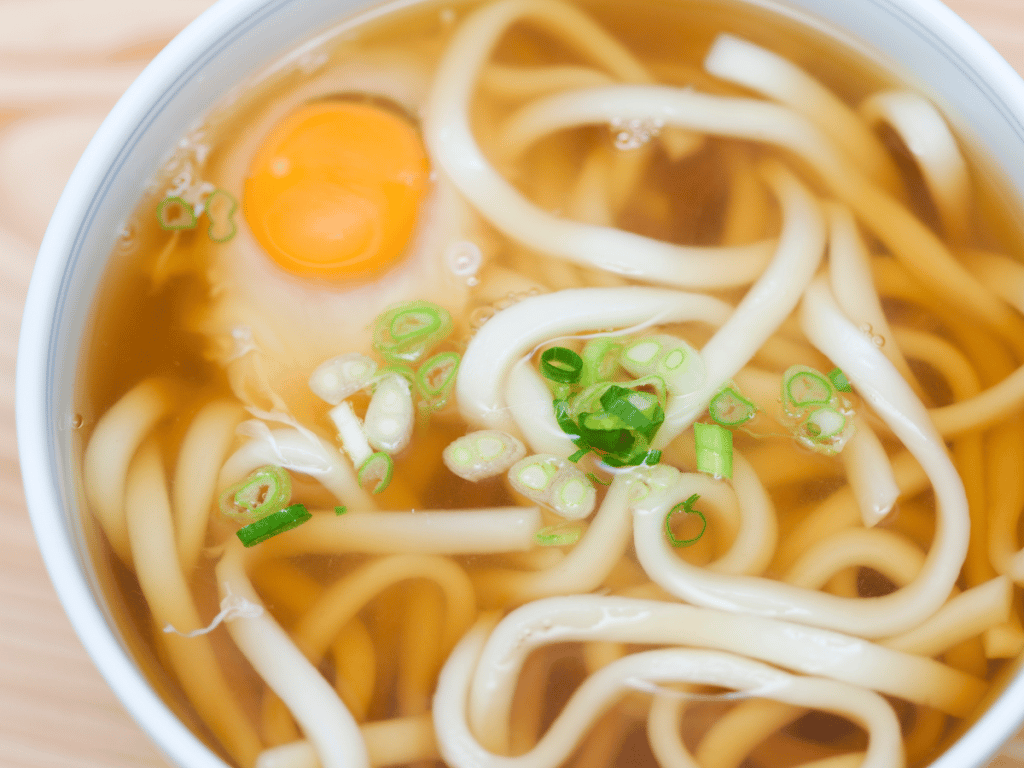 Eggs can be used as dinner protein, as in this bowl of ramen.