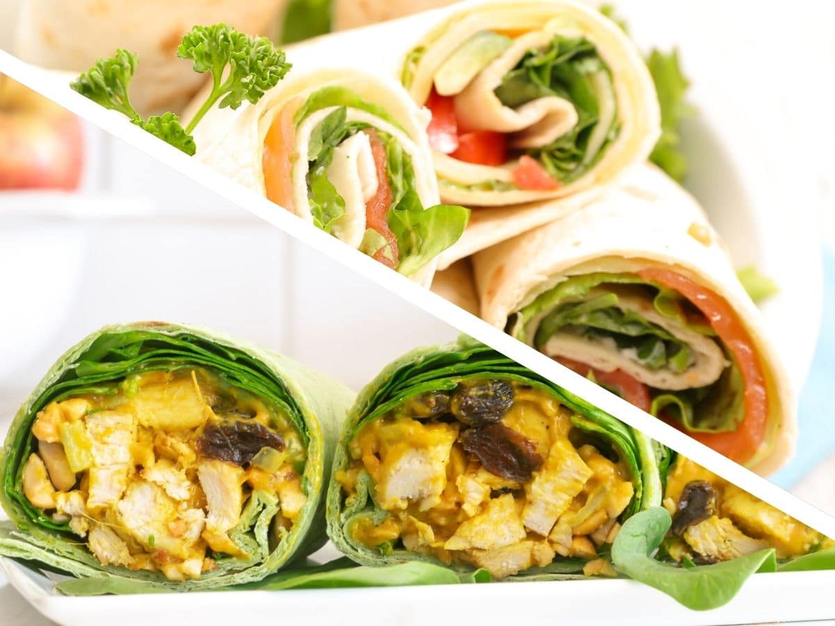 Wrap Filling Ideas & Tips for Healthy Wraps