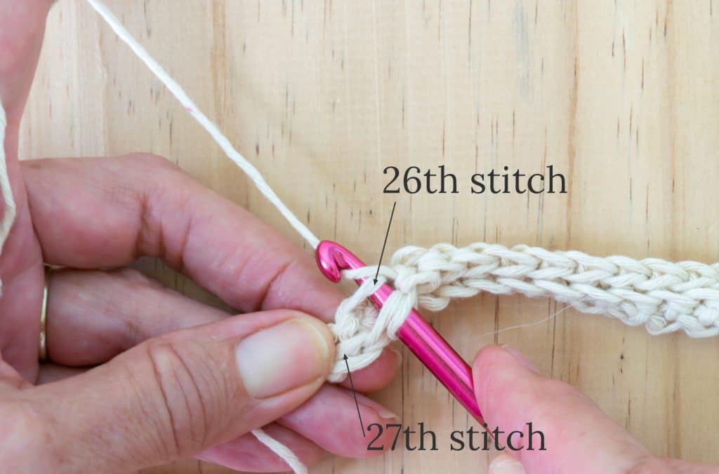 How to find the last stitch with the thermal stitch.