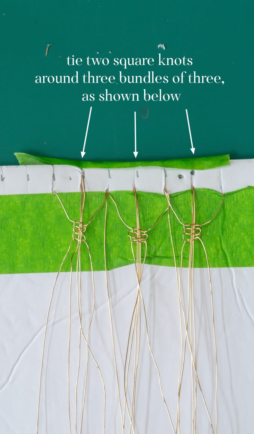DIY Macramé Wire Votive Holder · Nourish and Nestle