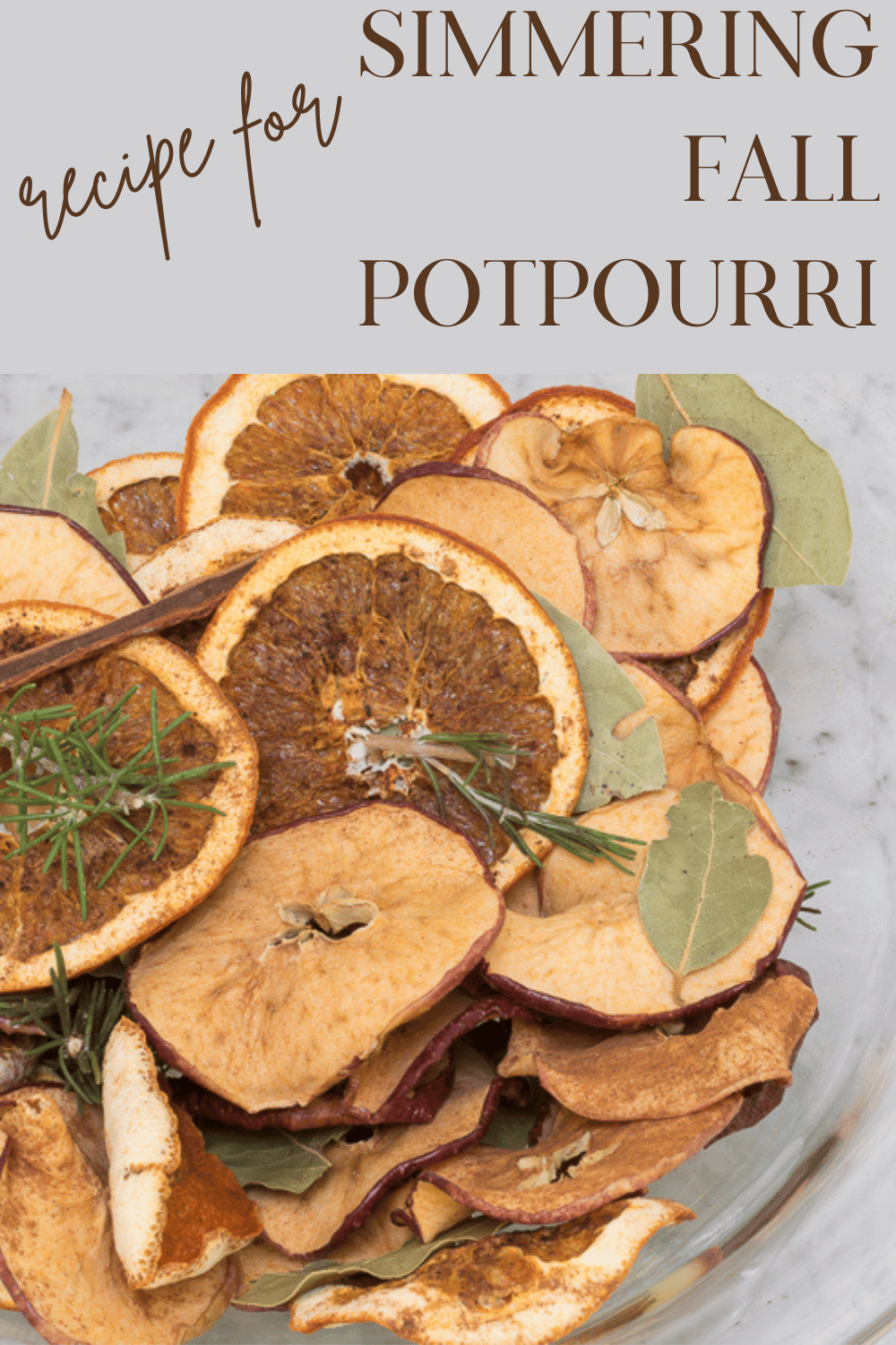Simmering Fall Potpourri · Nourish and Nestle