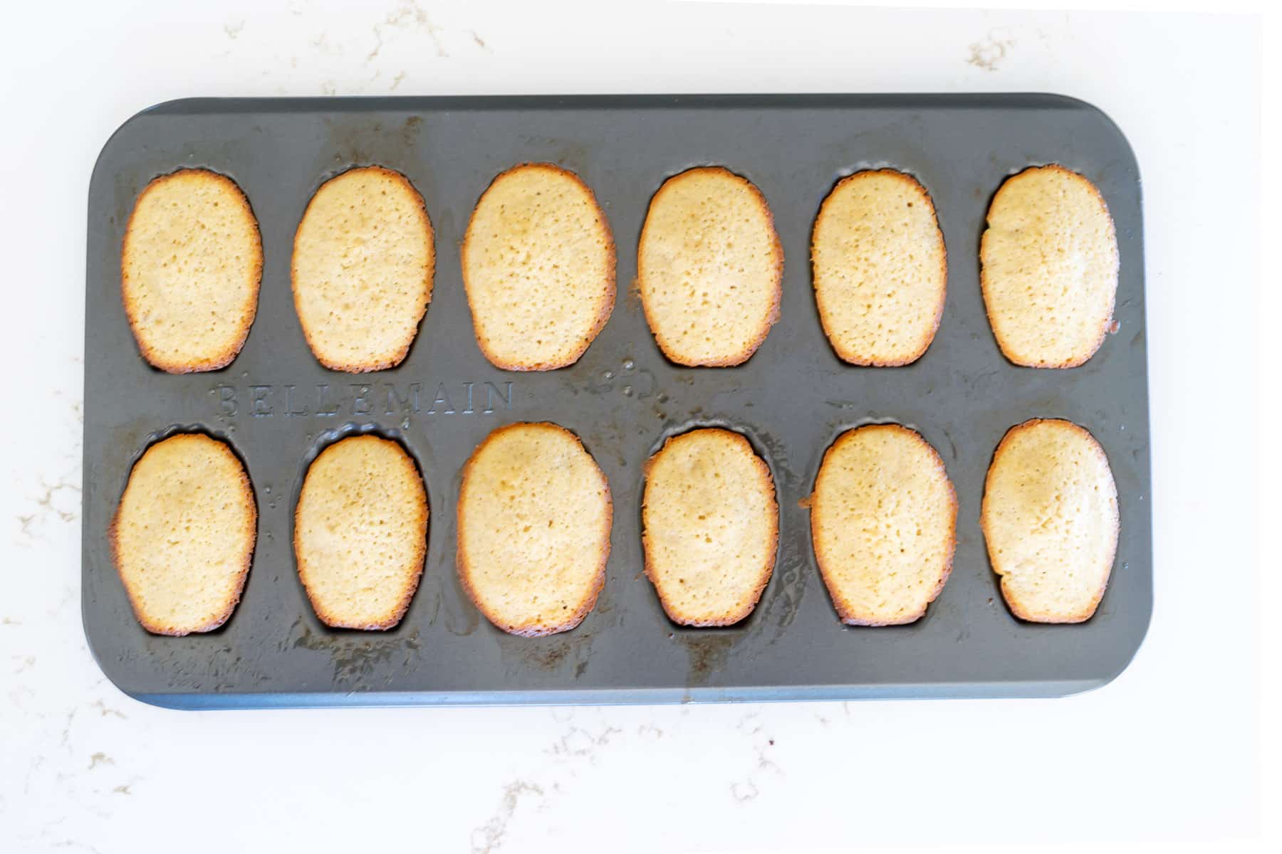 Madeleines just out of oven.