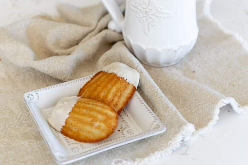 Spiced Madeleines with Optional Maple Glaze · Nourish and Nestle