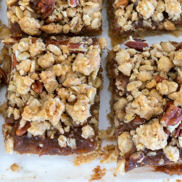 Apple Butter Oatmeal Bars Recipe · Nourish and Nestle