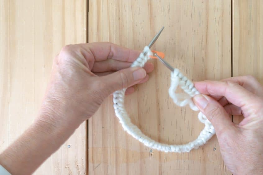 Knitting in the Round with Circular Needles · Nourish and Nestle