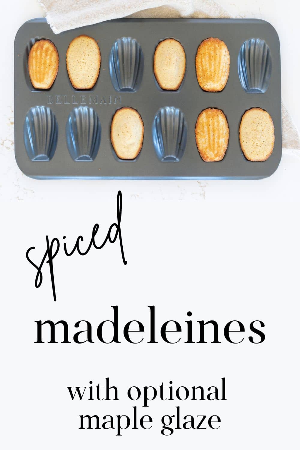 Spiced Madeleines with Optional Maple Glaze · Nourish and Nestle