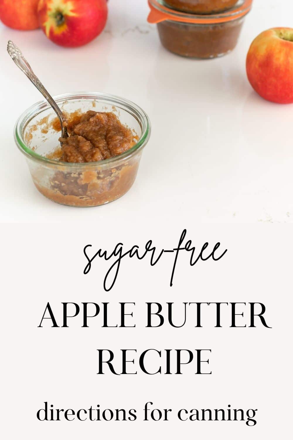 SugarFree Apple Butter Recipe · Nourish and Nestle