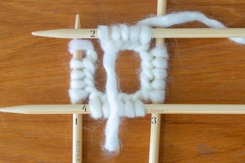 Knit in the Round with Double Pointed Needles · Nourish and Nestle