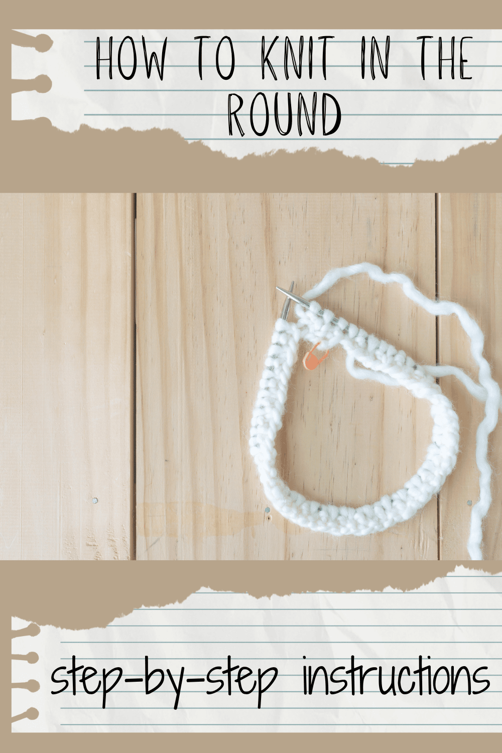 Knitting in the Round with Circular Needles · Nourish and Nestle