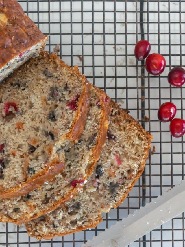 Cranberry Apple and Banana Bread Story