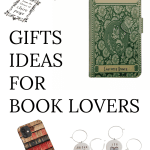 Mobile phone case, book stamp and book wine tags are gift ideas for book lovers.