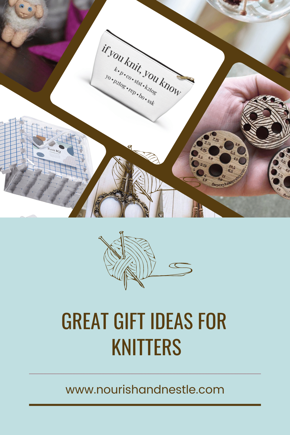 Best Gifts for Knitters Great Ideas · Nourish and Nestle