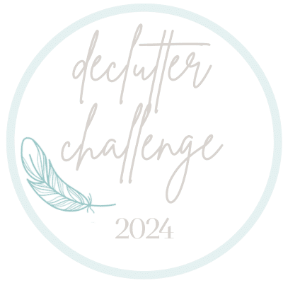 Declutter Challenge button 2024.