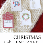 Four Christmas Knit Gift Tags.