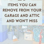 Garage with junk.