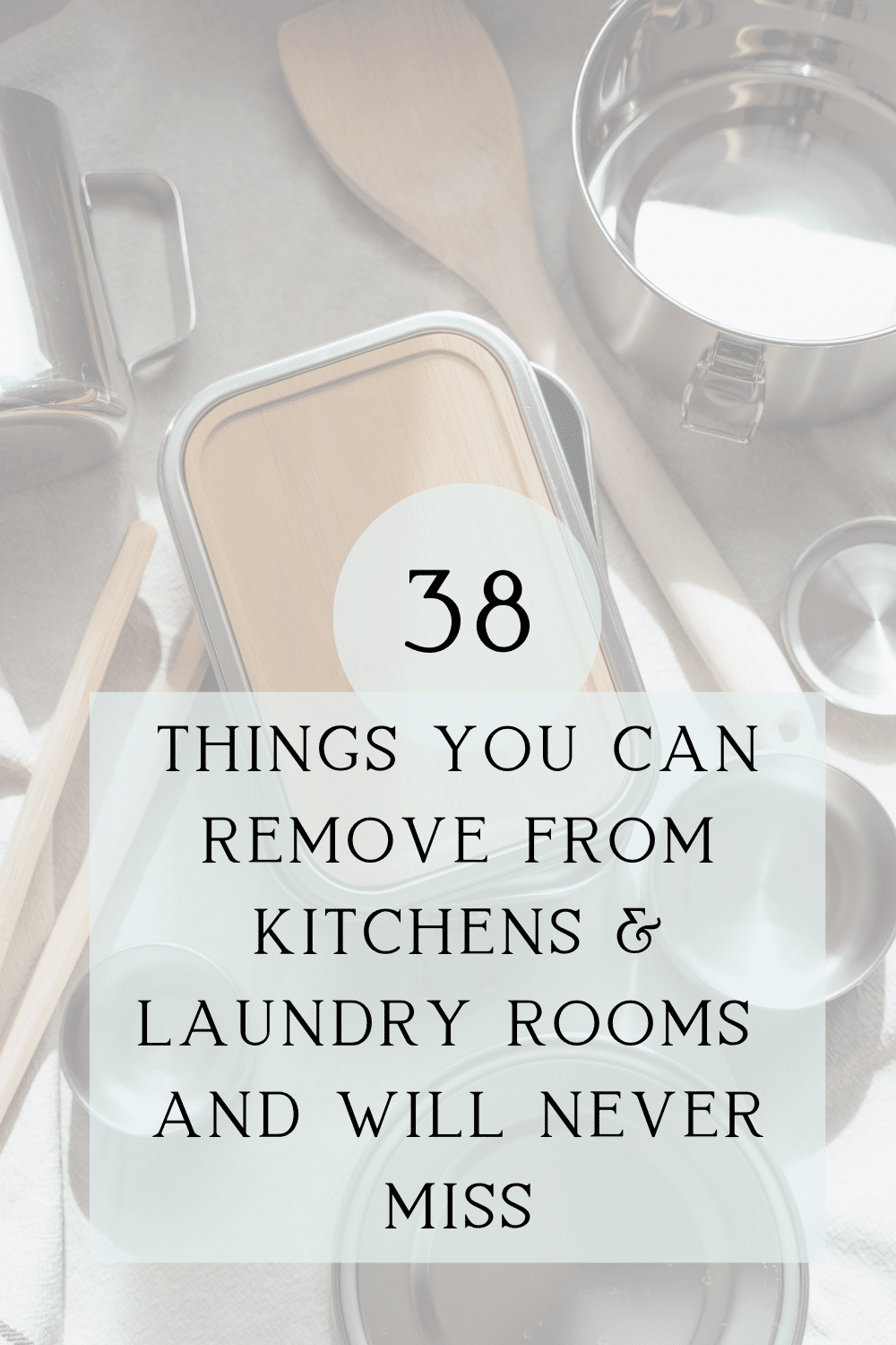 Declutter Checklist for Kitchen & Laundry Room · Nourish and Nestle