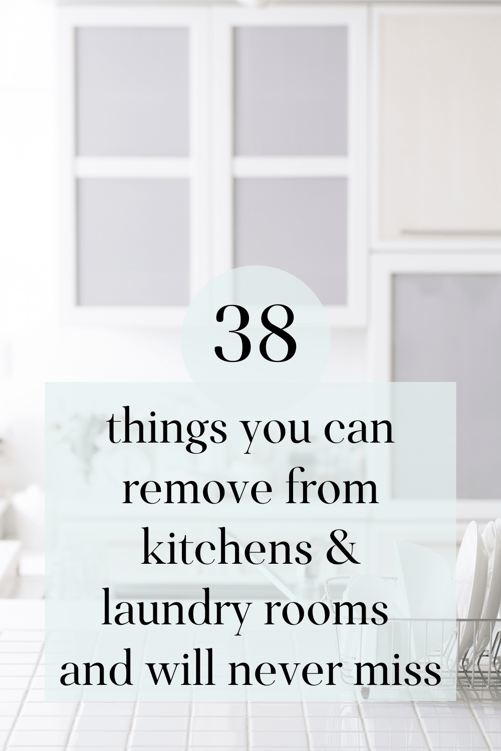 Declutter Checklist for Kitchen & Laundry Room · Nourish and Nestle