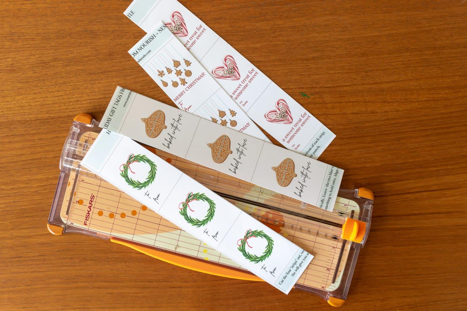 Food Gift Tags for Christmas · Nourish and Nestle