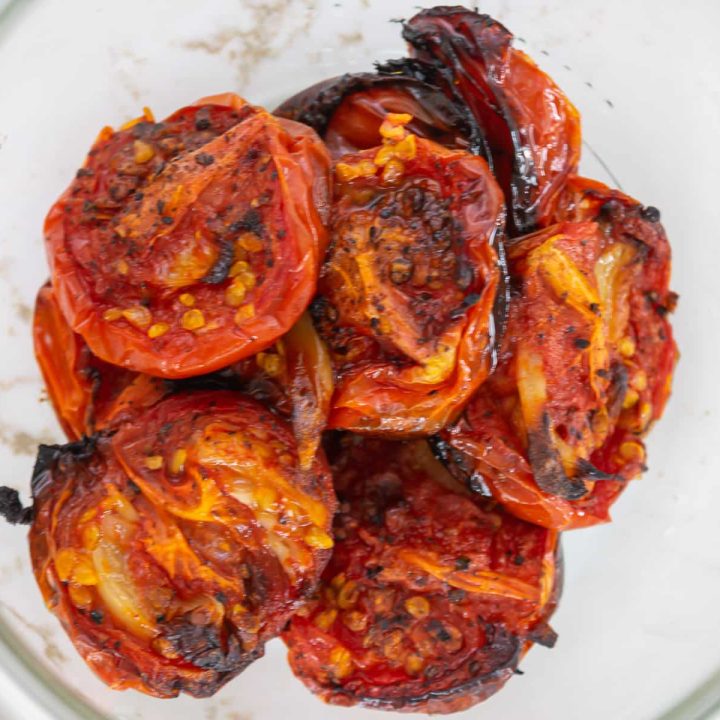 Fire Roasted Tomatoes, Oven or Grill