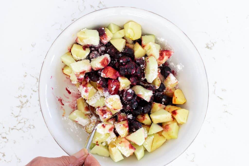 Blueberry and Apple Crumble Recipe · Nourish and Nestle