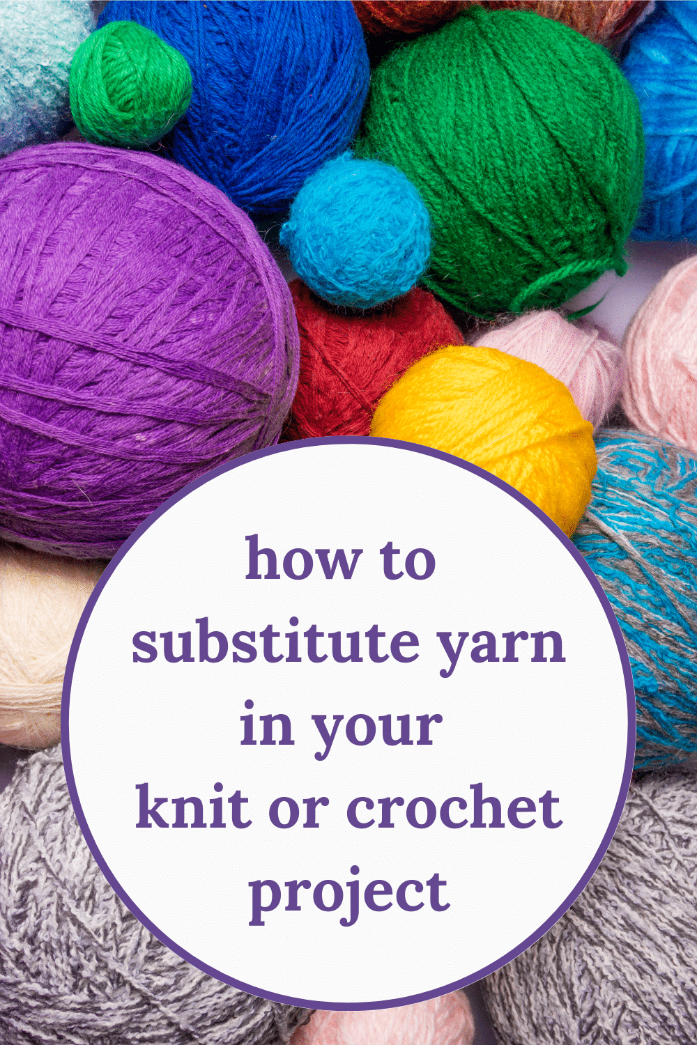 Yarn Substitutions · Nourish And Nestle