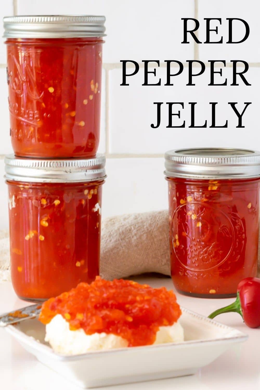 Red Pepper Jelly · Nourish and Nestle