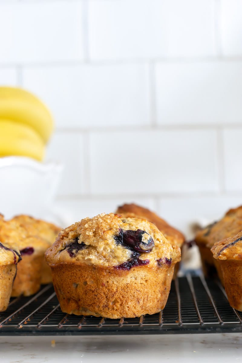 Blueberry Banana Muffins · Nourish and Nestle