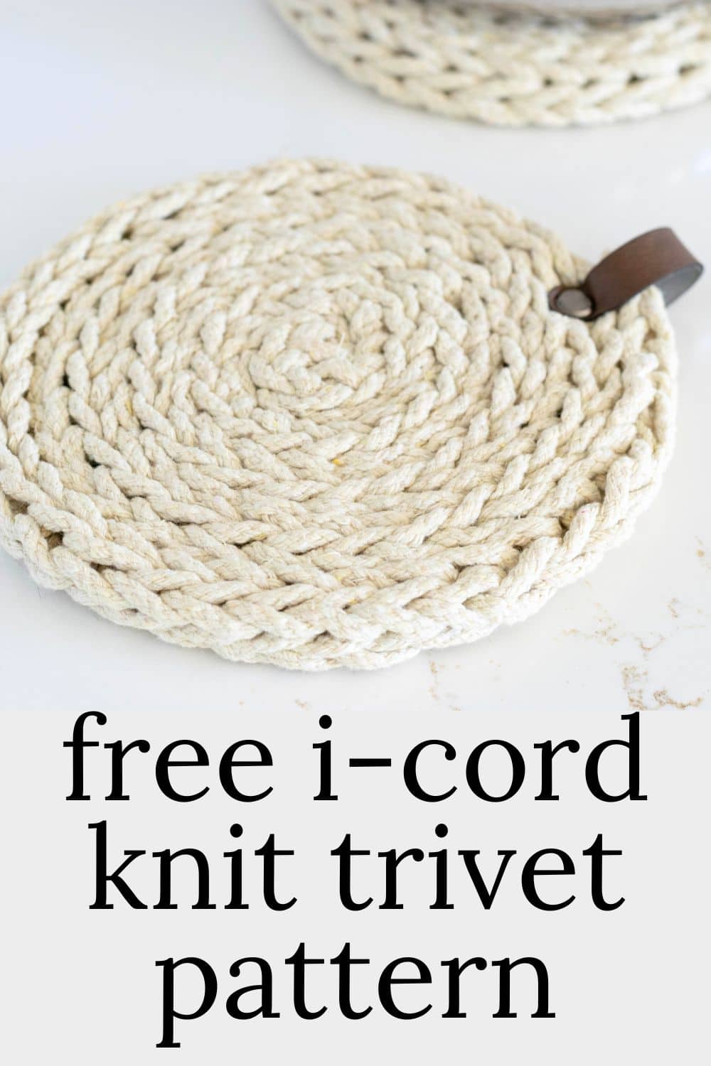 Make a Trivet out of I-cord – Knitting