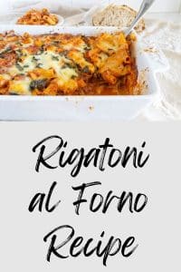 Rigatoni al Forno (Baked Rigatoni) Recipe · Nourish and Nestle