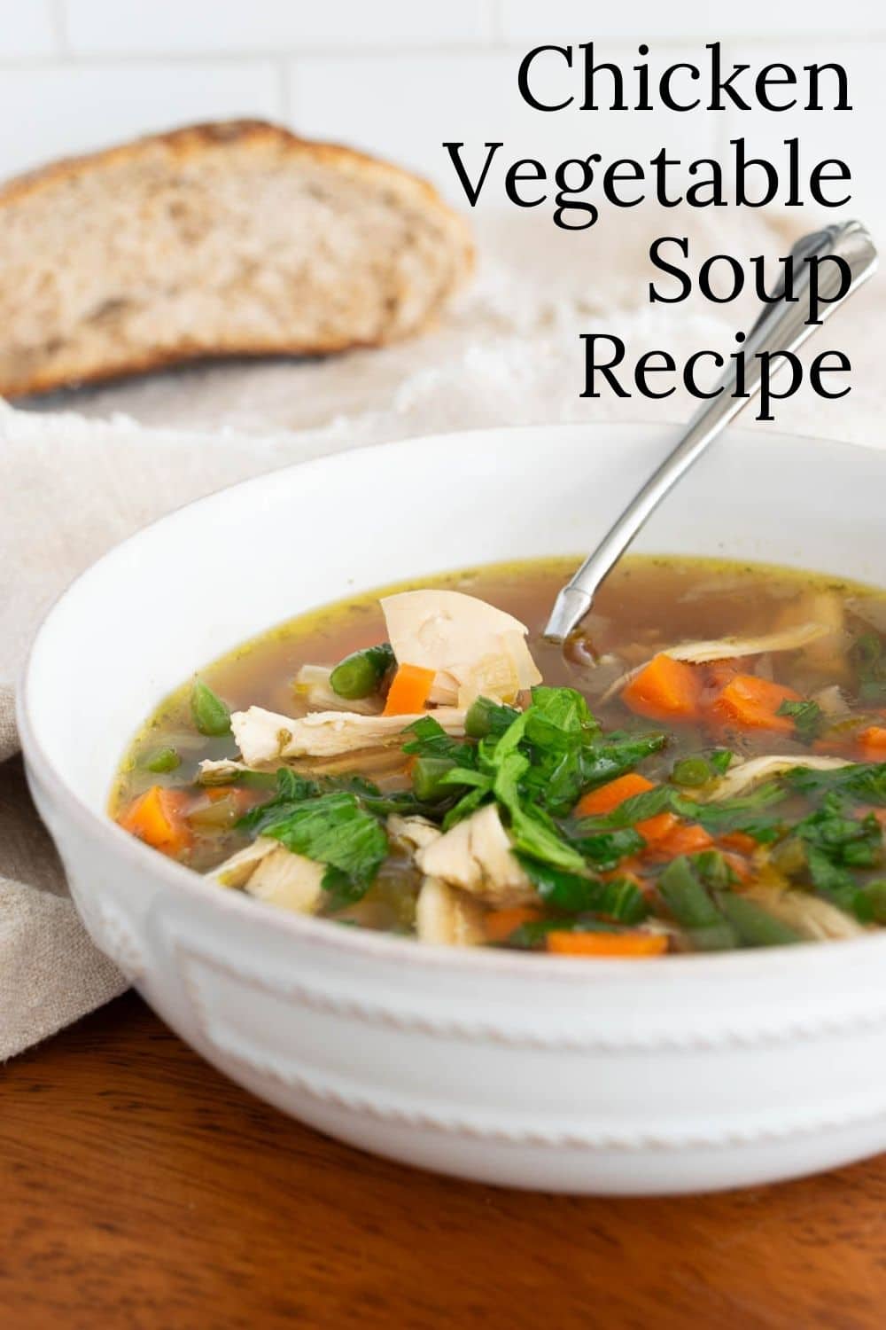 Chicken Vegetable Soup Recipe · Nourish and Nestle