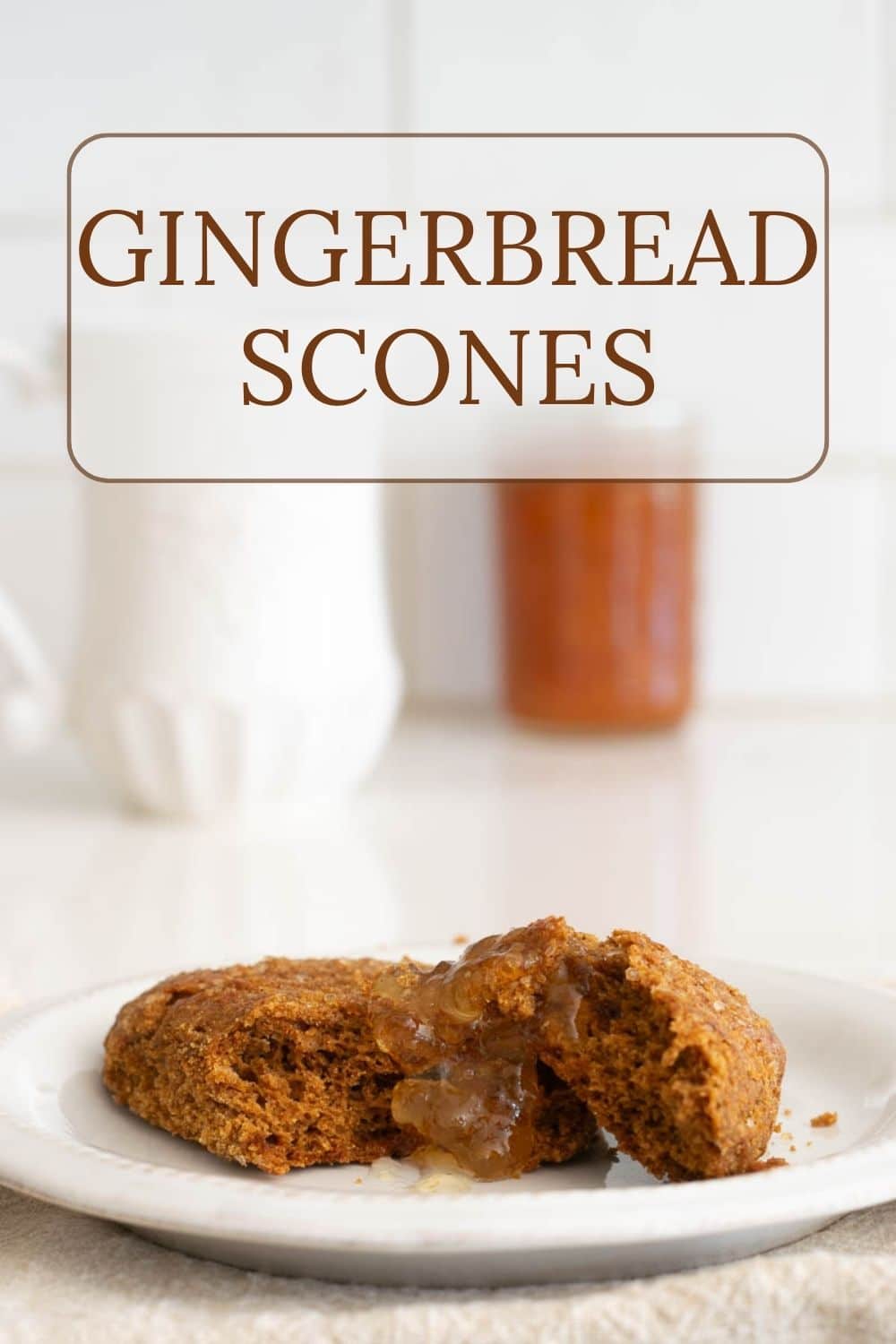 Gingerbread Scones Recipe Nourish And Nestle