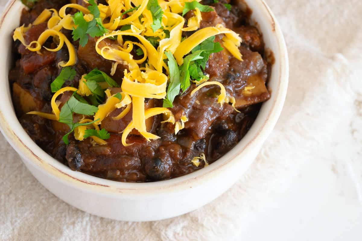 Butternut Squash Chili with Black Beans