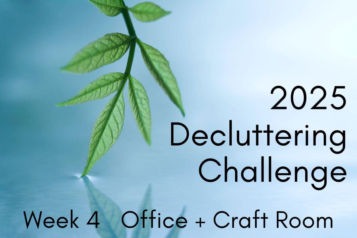 Week 4 of Decluttering Challenge Office and Craft Room