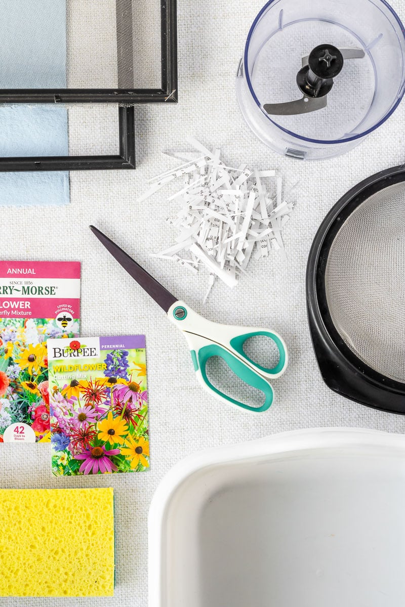 how to make seed paper · Nourish and Nestle