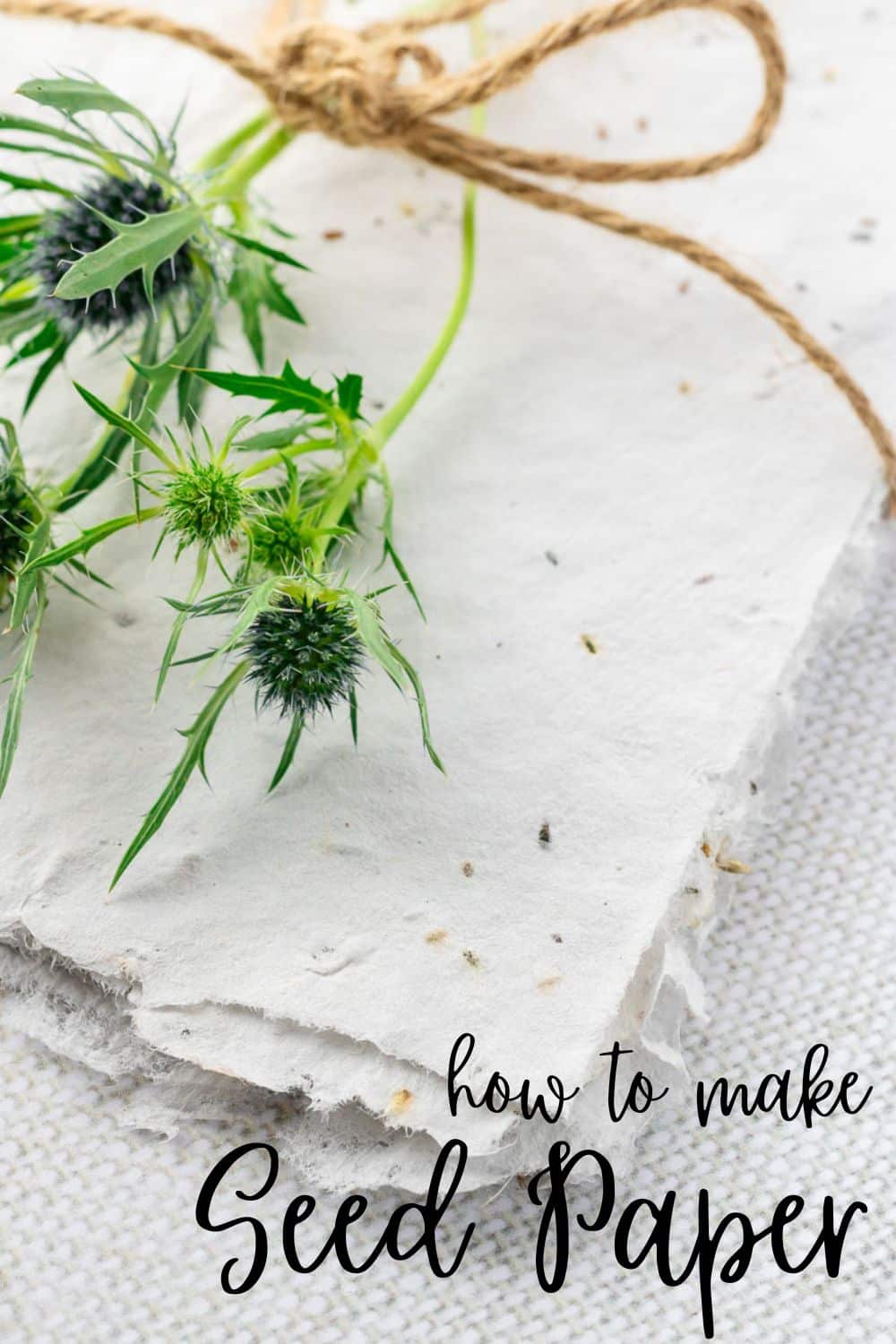 how to make seed paper · Nourish and Nestle